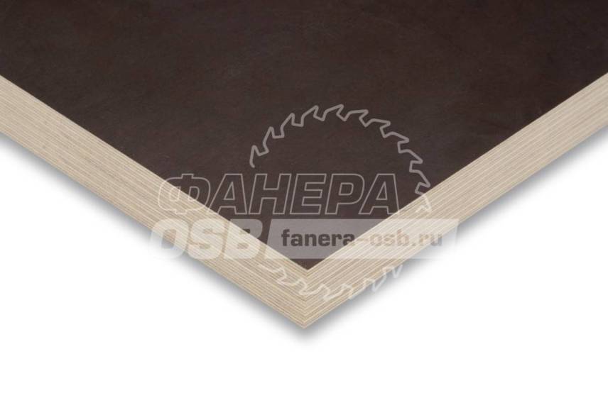 фанера ламинированная гладкая 27 мм
